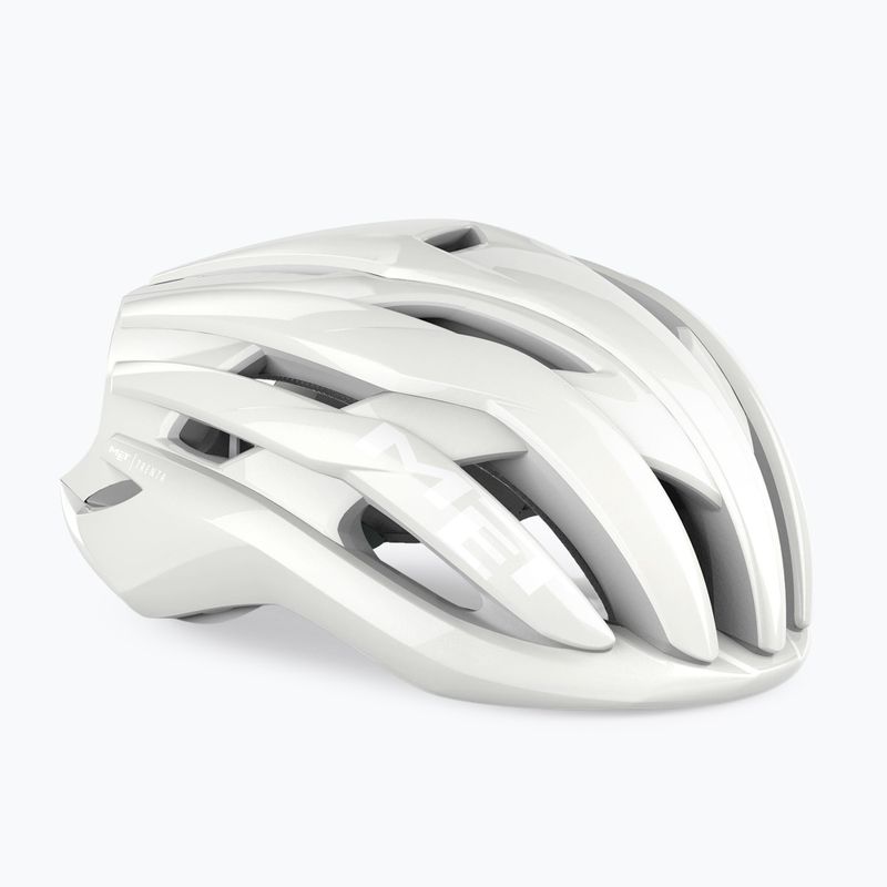 Kerékpáros sisak MET Trenta Mips absolute white le 2