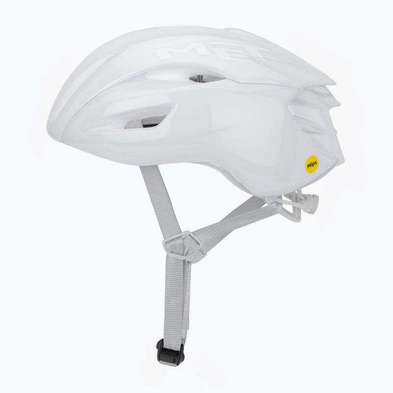 Kerékpáros sisak MET Manta MIPS absolute white le 3