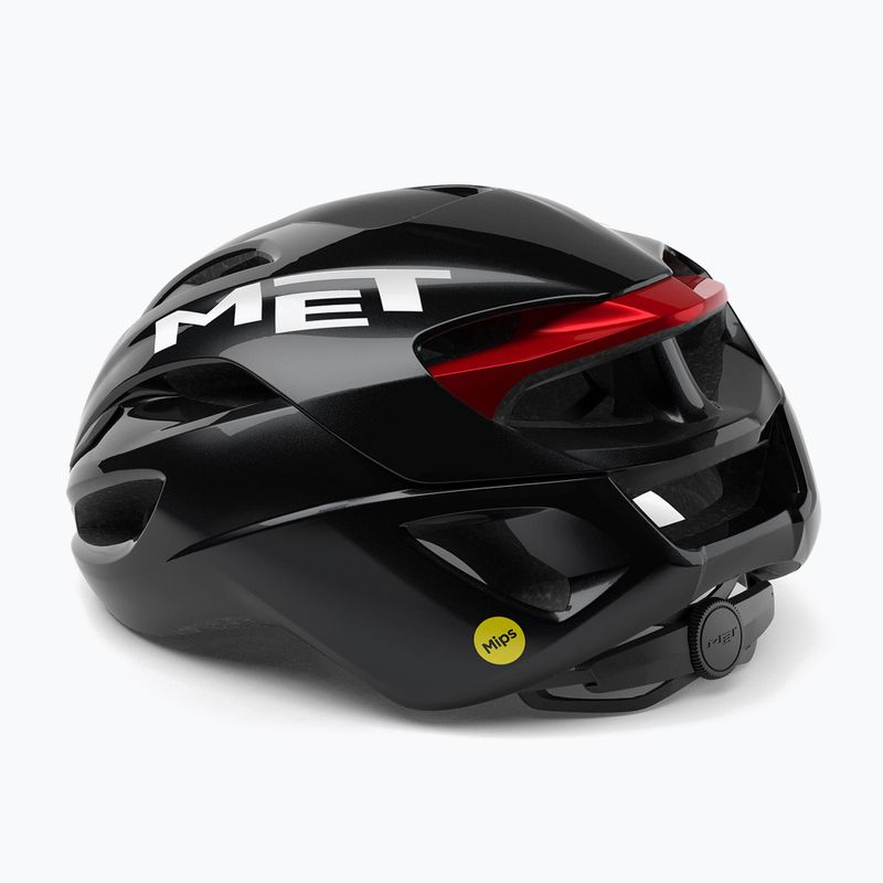 Kerékpáros sisak MET Rivale II Mips black/red glossy 10