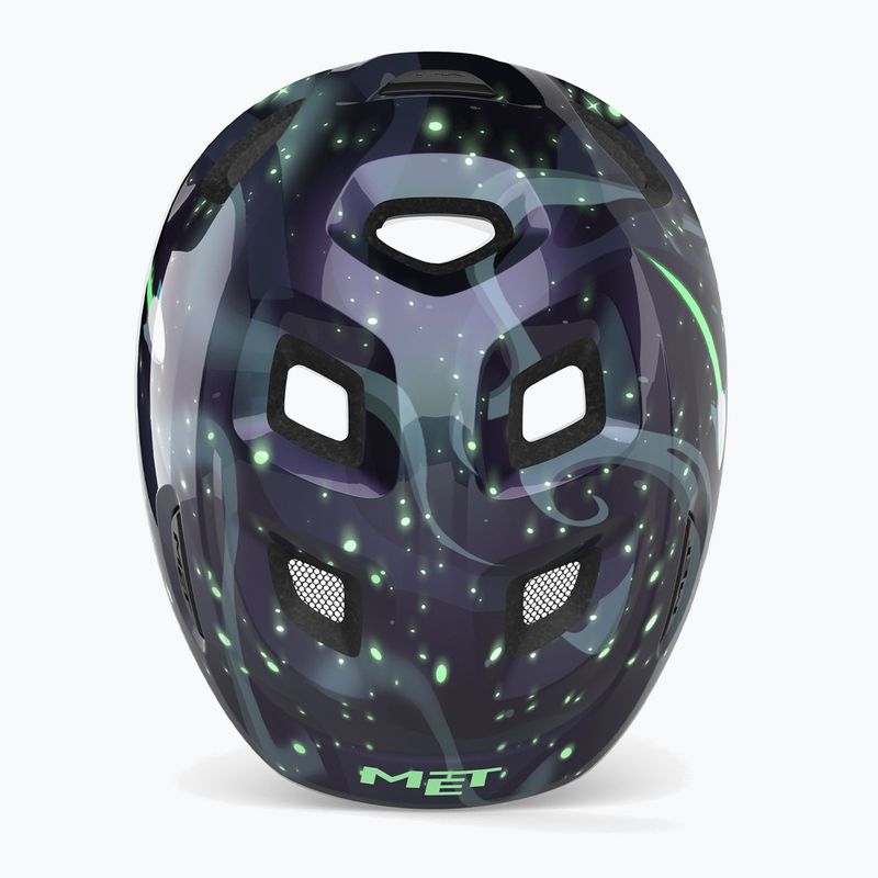 Gyermek kerékpáros sisak MET Hooray space glow in the dark 5