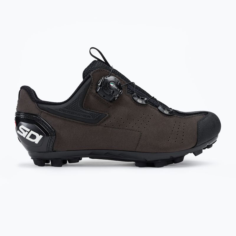 Férfi MTB kerékpáros cipő Sidi MTB Gravel black/brown 2