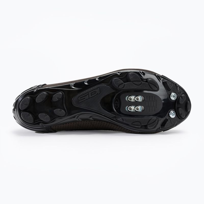 Férfi MTB kerékpáros cipő Sidi MTB Gravel black/brown 4