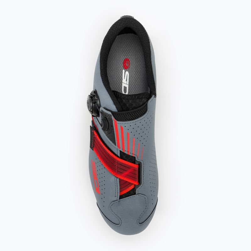 Férfi MTB kerékpáros cipő Sidi MTB Aertis grey/red 5