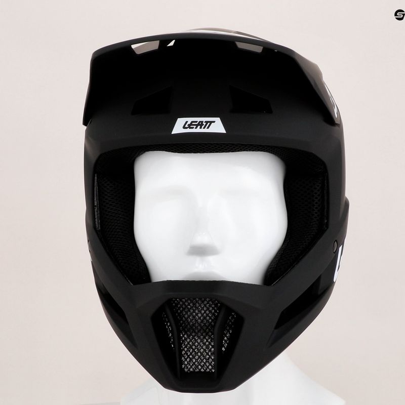 Leatt MTB kerékpáros sisak Gravity 1.0 V23 fekete 1023014155 14