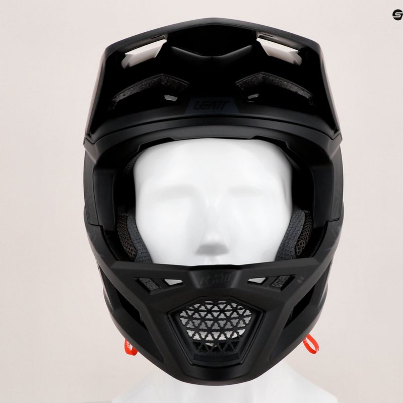 Leatt MTB kerékpáros sisak Gravity 4.0 V23 fekete 1023013701 13