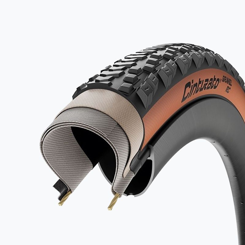 Pirelli Cinturato Gravel RC Classic gördülő barna/fekete kerékpár gumiabroncs 4216000 4