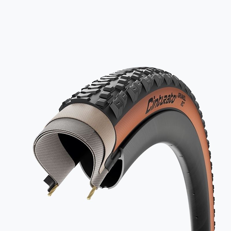Pirelli Cinturato Gravel RC Classic 700 x 45C black/brown kerékpár gumiabroncs 2