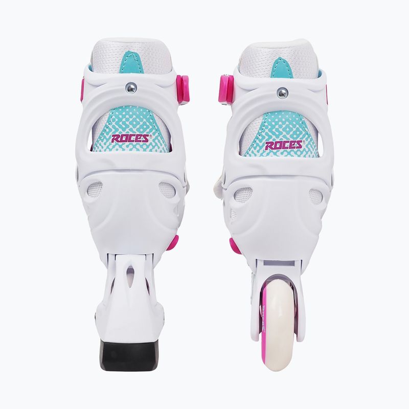 Roces Jokey X Girl gyermek görkorcsolya fehér/rózsaszín 5