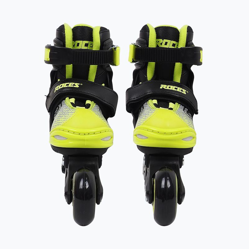 Roces Jokey X Boy gyermek görkorcsolya fekete/lime 2