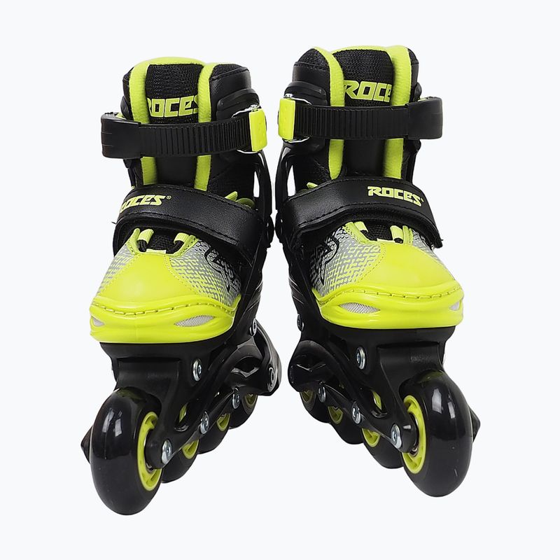 Roces Jokey X Boy gyermek görkorcsolya fekete/lime 3