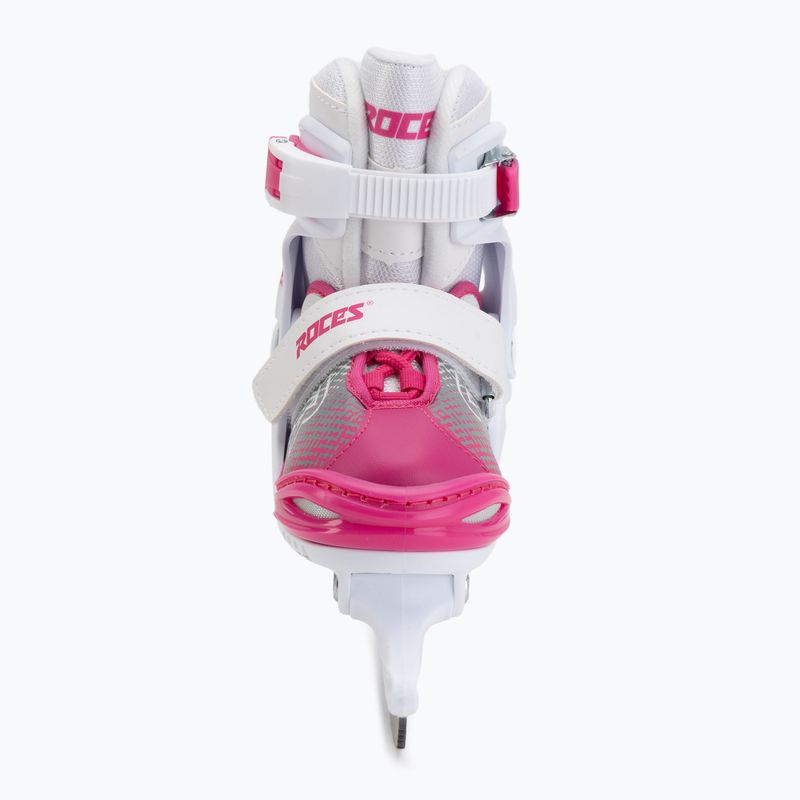 Gyerek korcsolya Roces Jokey Ice X white/pink 4