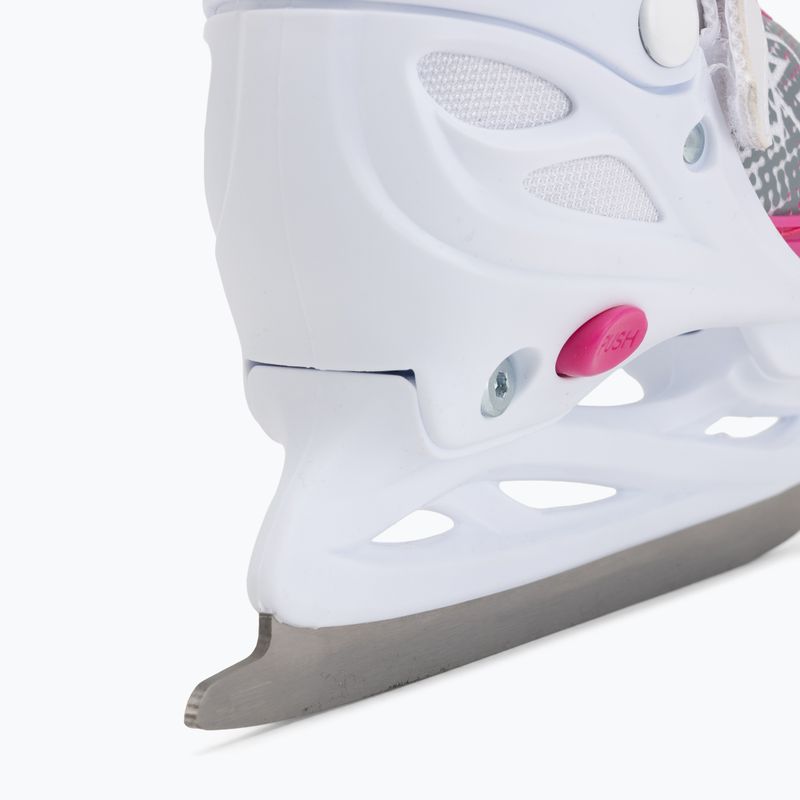 Gyerek korcsolya Roces Jokey Ice X white/pink 8