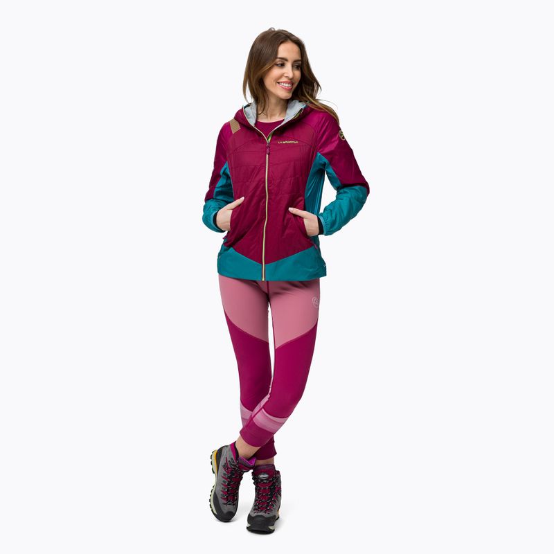 La Sportiva Across Primaloft Jkt női hibrid dzseki piros-kék Q36502624 2
