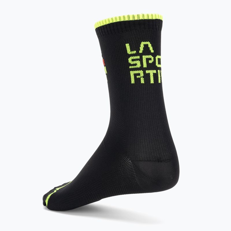 LaSportiva For Your Mountain futózokni sárga és fekete 69R999720 2