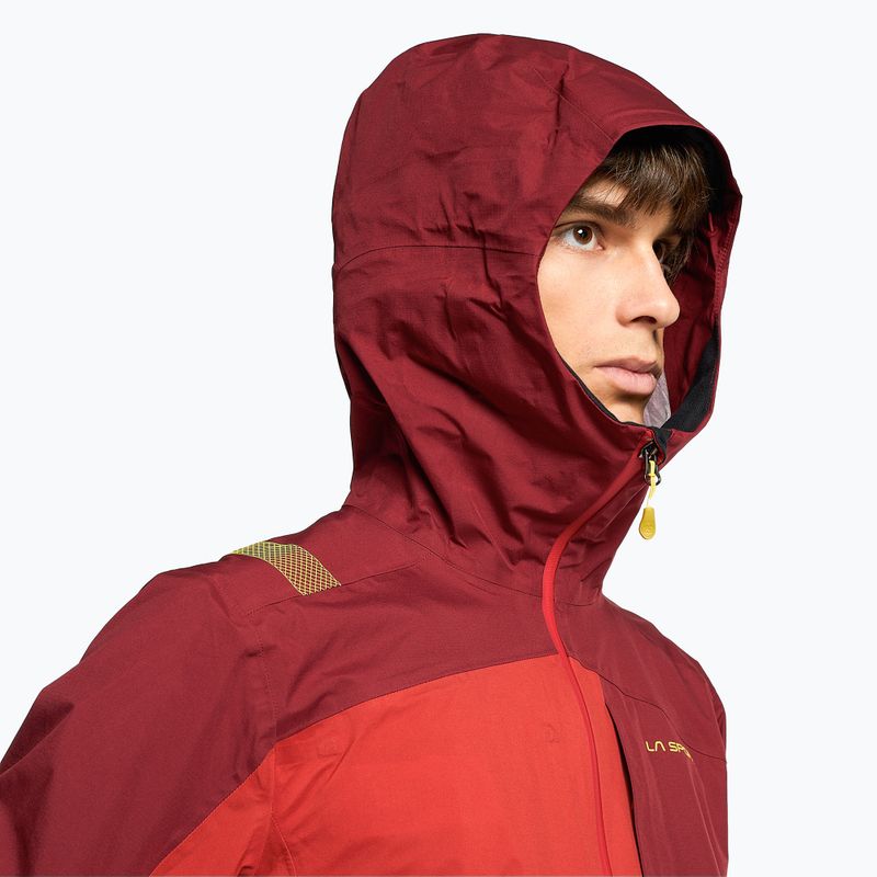 Férfi La Sportiva Northstar Evo Shell piros membrános esőkabát L57319320 3