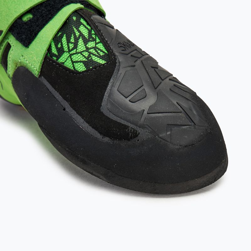 La Sportiva Skwama Vegan fekete/villogó zöld férfi mászócipő 6