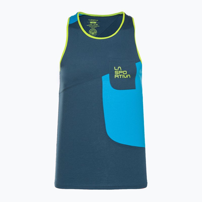 Férfi hegymászó ing La Sportiva Dude Tank kék N43639637