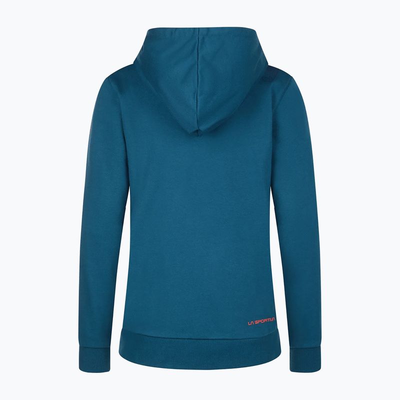 Női trekking pulóver La Sportiva Retro Hoody vihar kék 6