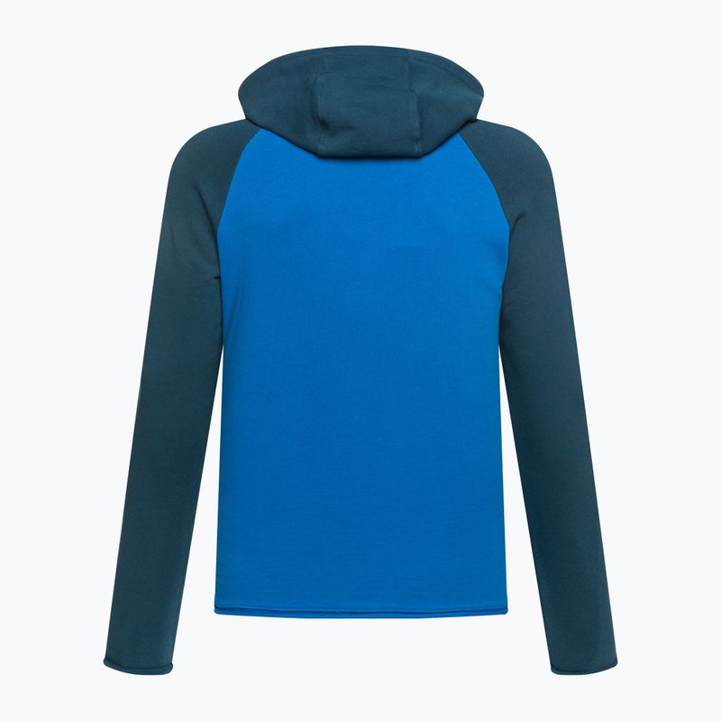 Férfi La Sportiva Telendos Hoody elektromos kék/viharkék trekking pulóver 2