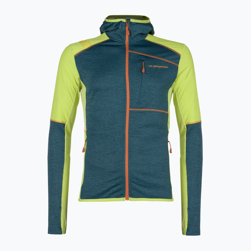 Férfi trekking pulóver LaSportiva Existence Hoody navy kék-zöld P53639729