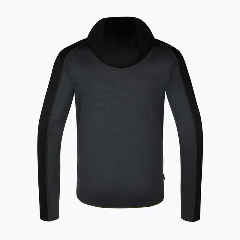 Férfi La Sportiva Upendo Hoody carbon/lime punch trekking melegítő pulóver 8