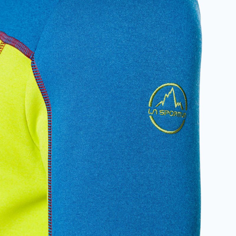 Férfi La Sportiva Elements sangria/elektromos kék trekking melegítőfelső 4