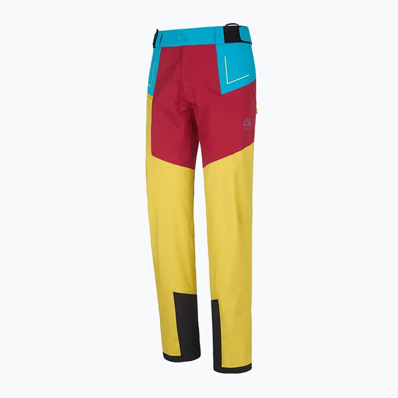 Férfi La Sportiva Crizzle EVO Shell sangria/elektromos kék túranadrág membránnal 6