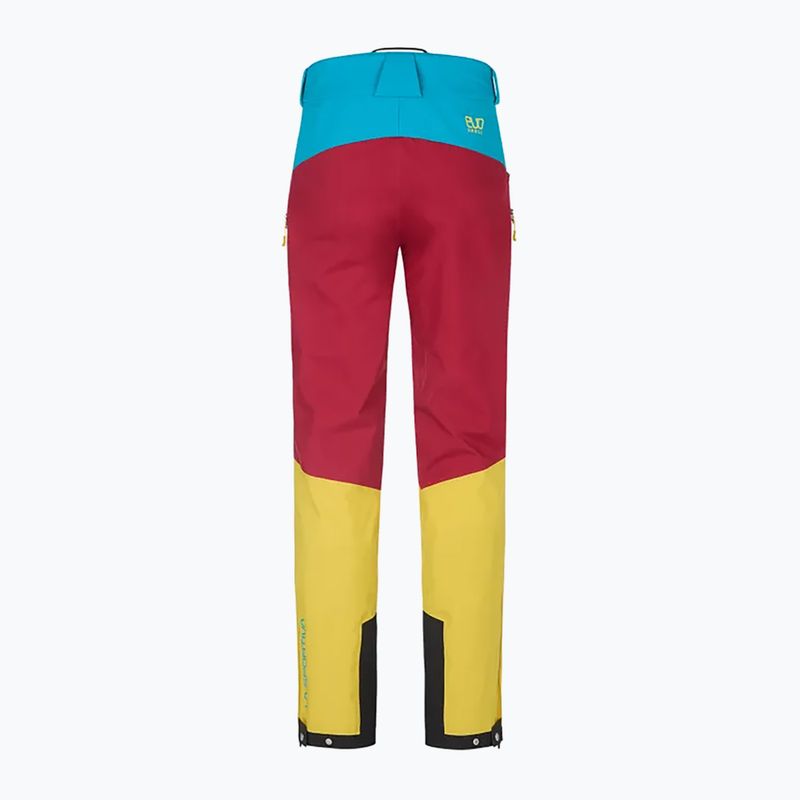 Férfi La Sportiva Crizzle EVO Shell sangria/elektromos kék túranadrág membránnal 7