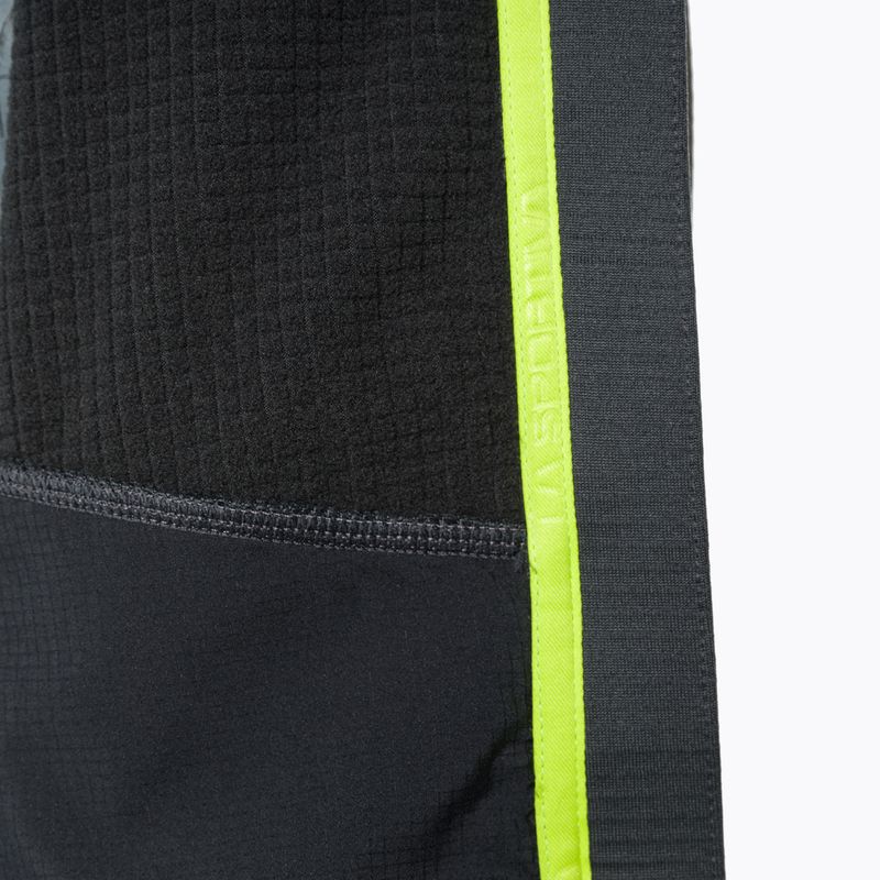 Férfi La Sportiva Upendo Hoody carbon/lime punch trekking melegítő pulóver 6