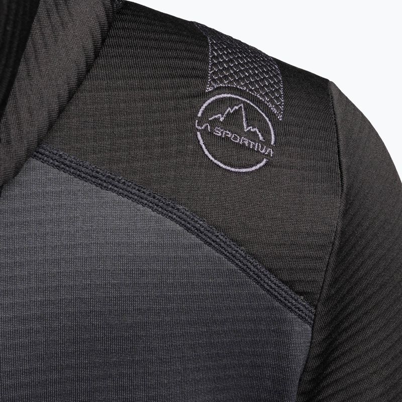 La Sportiva Upendo Hoody carbon/cseresznye paradicsom női trekking melegítő pulóver 4