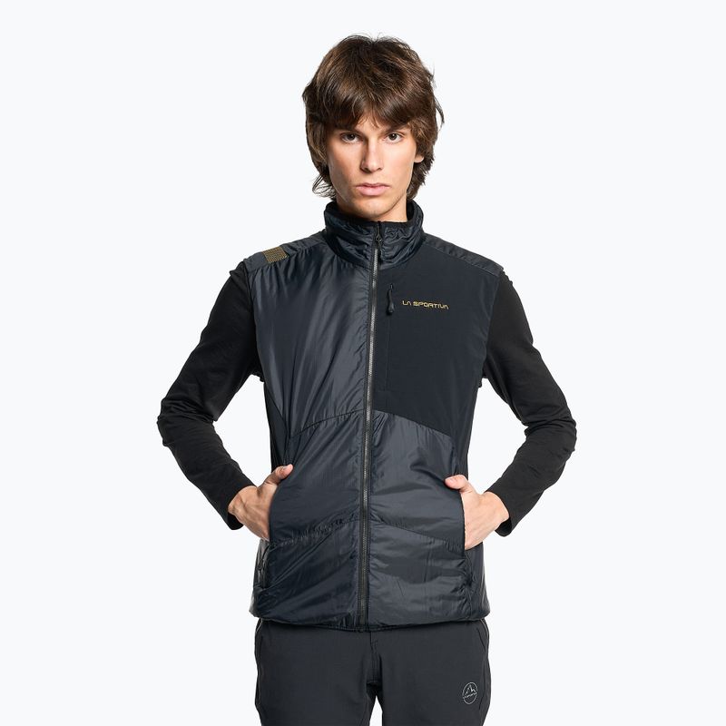 Férfi trekking mellény La Sportiva Ascent Primaloft mellény fekete