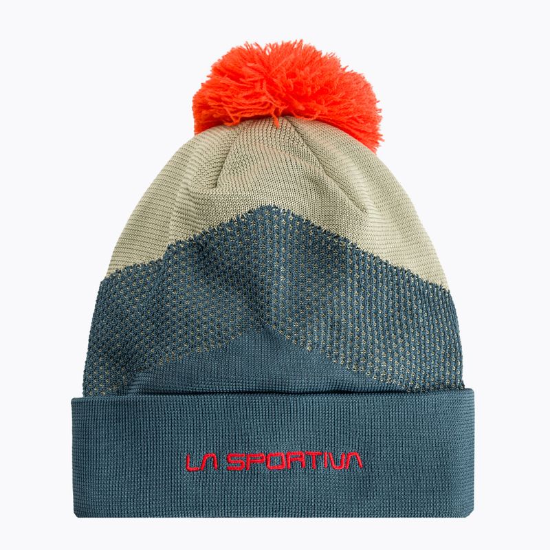 La Sportiva Knitty Beanie vihar kék/tea téli sapka 5