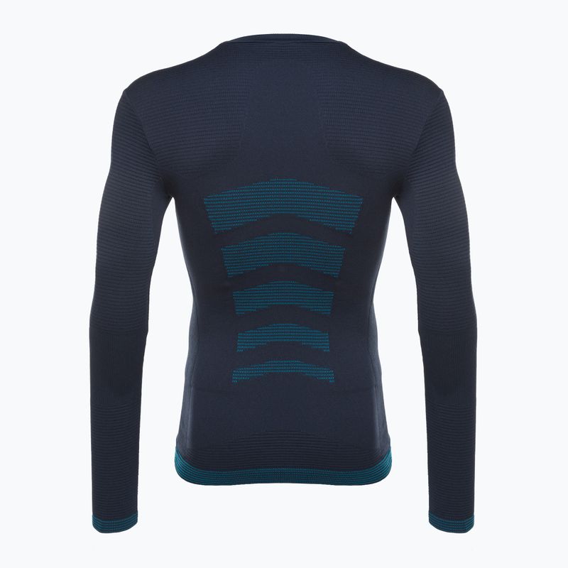 Férfi La Sportiva Synth Light vihar kék/elektromos kék trekking póló 2