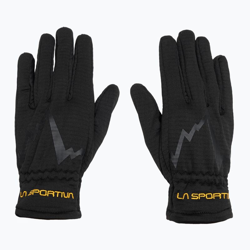 La Sportiva Stretch fekete/sárga trekking kesztyű 2