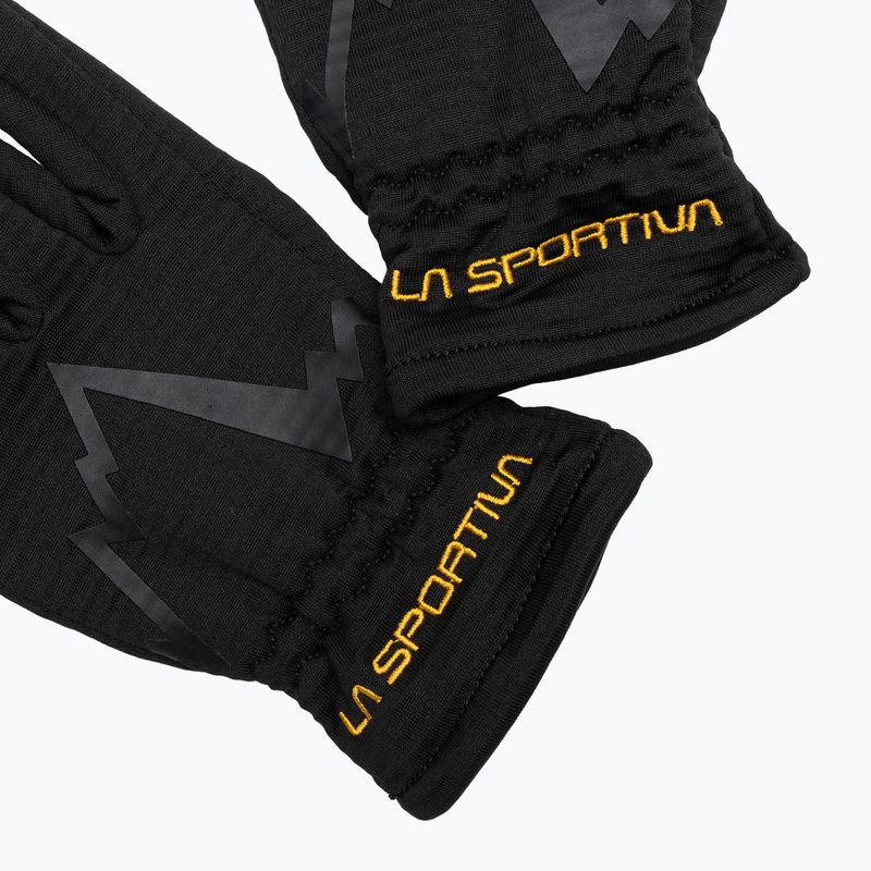La Sportiva Stretch fekete/sárga trekking kesztyű 4