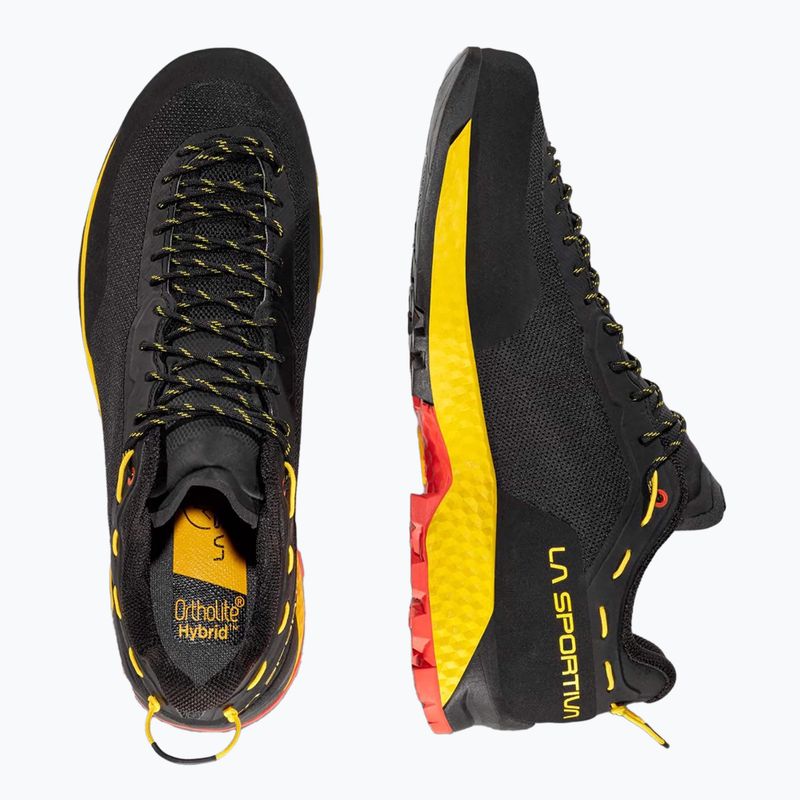 Férfi La Sportiva TX Guide közelítő cipő fekete/sárga 11