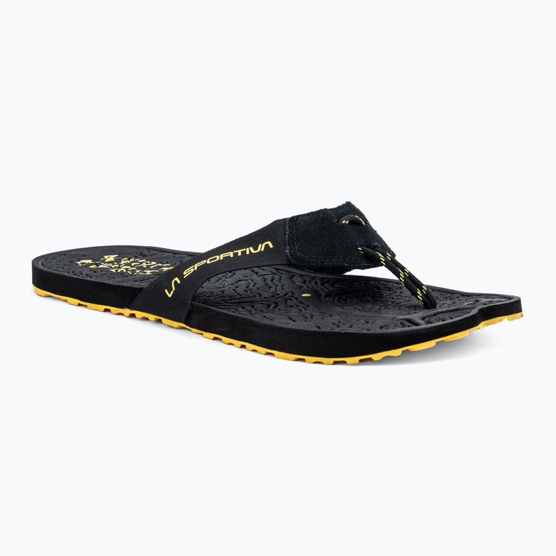 La Sportiva férfi Jandal fekete/sárga flip flopok