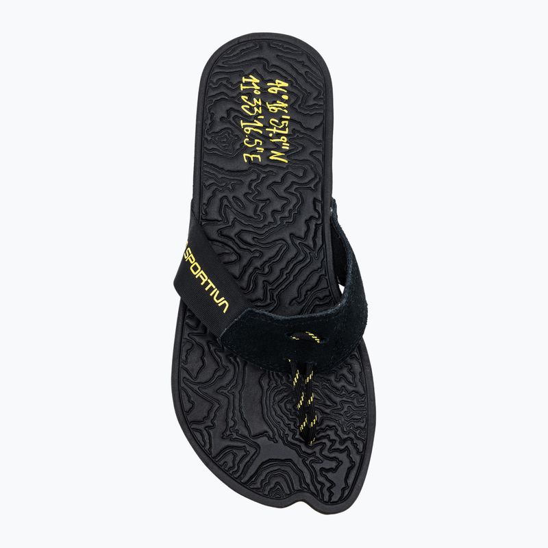 La Sportiva férfi Jandal fekete/sárga flip flopok 5