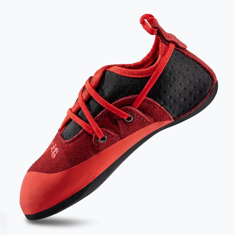 La Sportiva Stickit chili/ mákos gyermek mászócipő 10