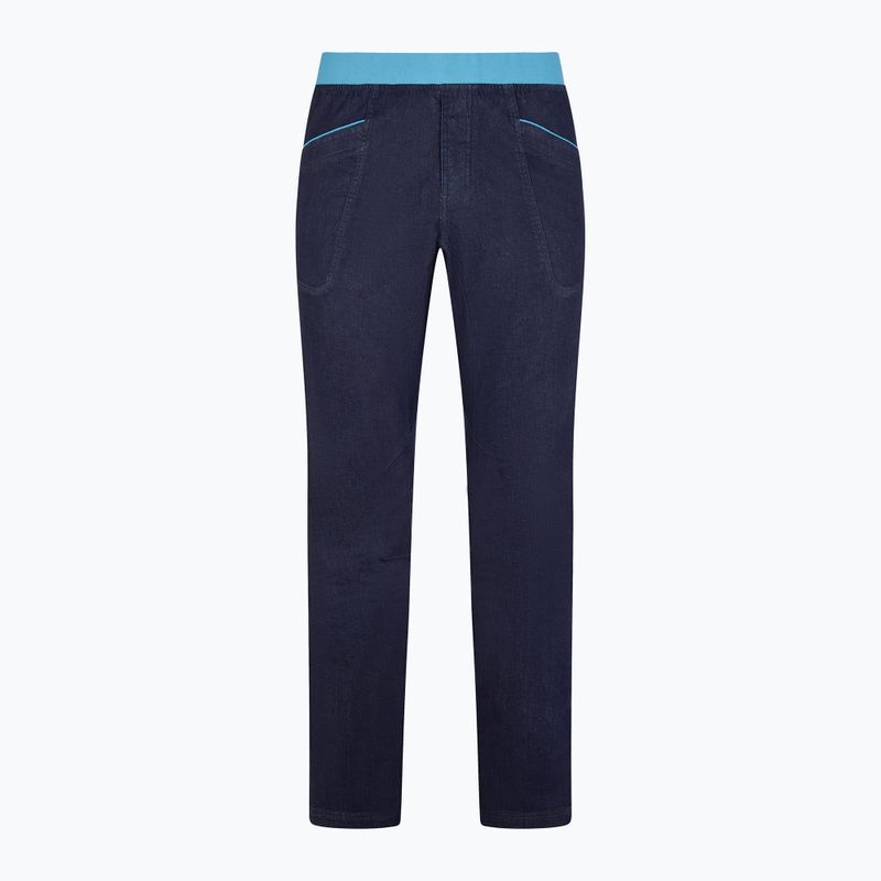 Férfi hegymászónadrág La Sportiva Cave Jeans tengerészkék H97610624
