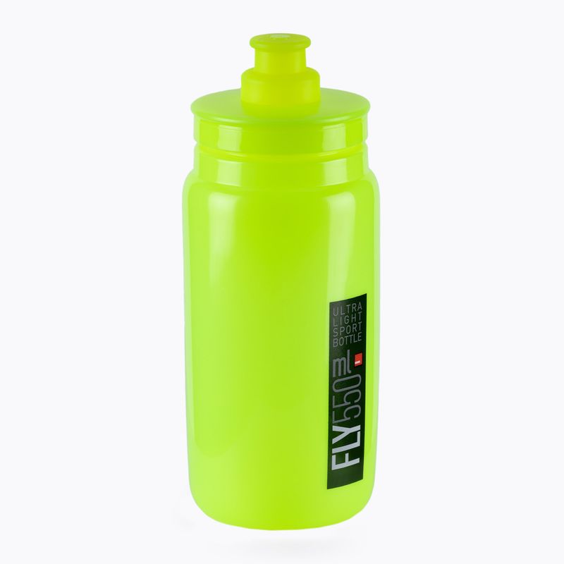 Elite FLY kerékpáros italos palack sárga-fekete EL01604304