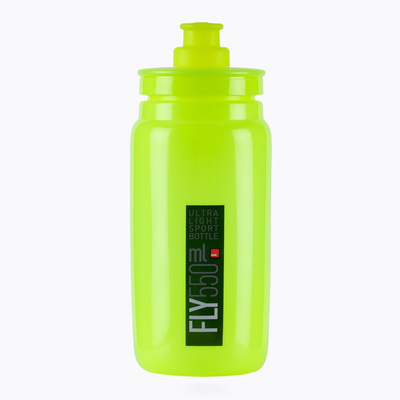 Elite FLY kerékpáros italos palack sárga-fekete EL01604304 2