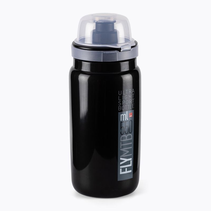 Kerékpáros italos palack Elite FLY MTB fekete-szürke EL01604311
