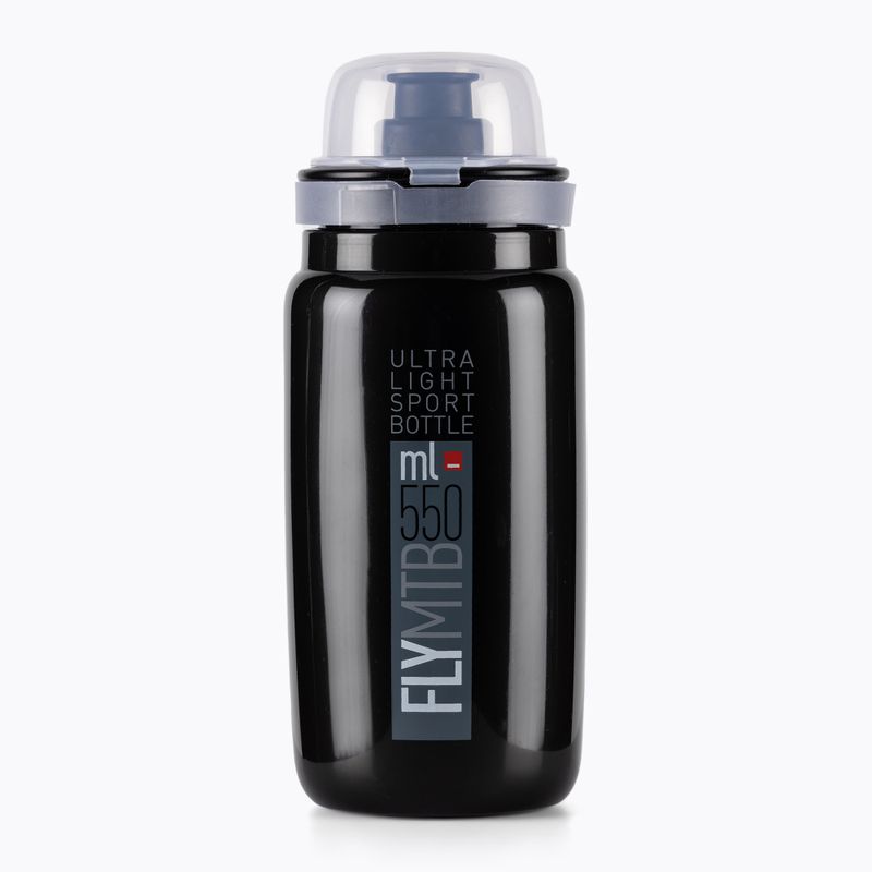 Kerékpáros italos palack Elite FLY MTB fekete-szürke EL01604311 2