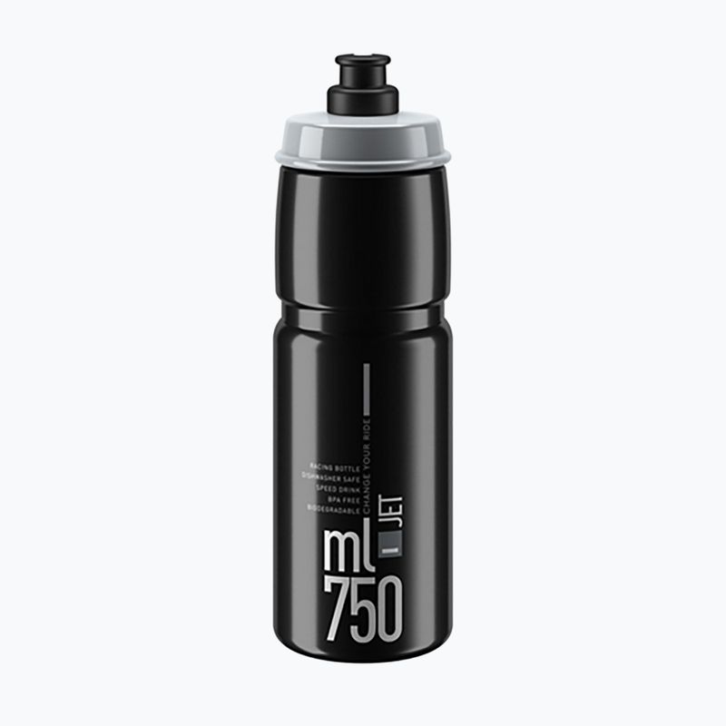 Kulacs Elite Jet 750 ml black/grey logo