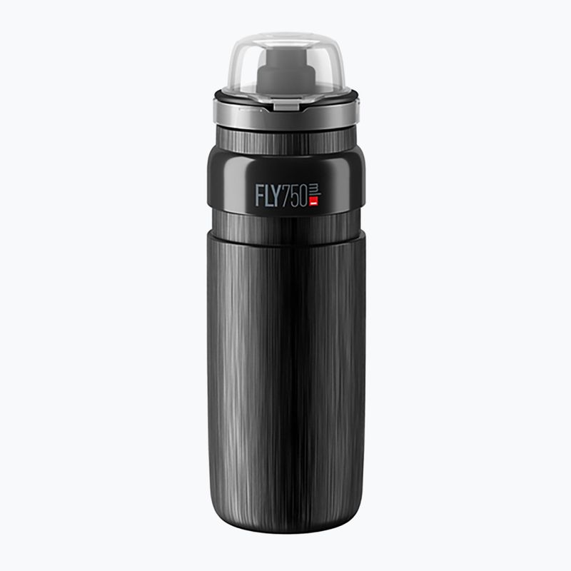 Kerékpáros kulacs Elite FLY Tex MTB 750 ml black/grey logo