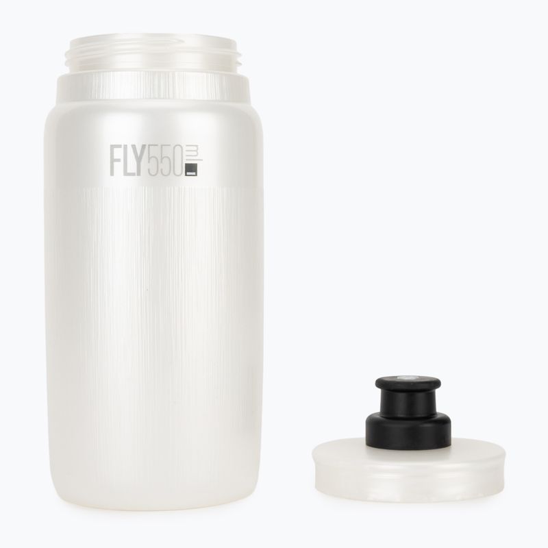 Kerékpáros kulacs Elite FLY Tex 550 ml pearl white 4
