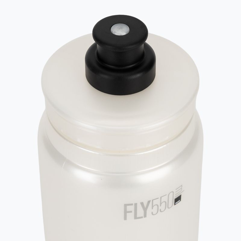 Kerékpáros kulacs Elite FLY Tex 550 ml pearl white 5