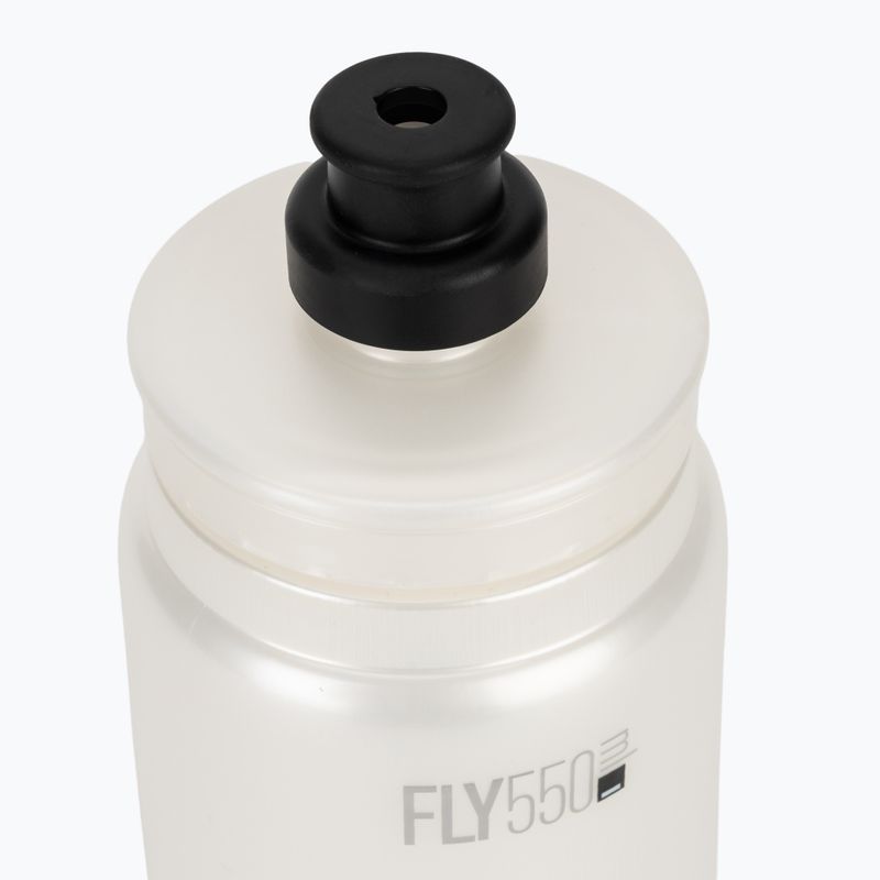 Kerékpáros kulacs Elite FLY Tex 550 ml pearl white 6