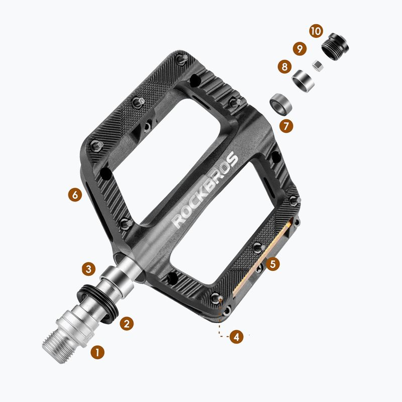 Kerékpár pedálok Rockbros 370011001 black 3